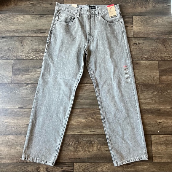 Levi's Other - Levi's Men's SilverTab Loose Fit Jeans Light Grey Wash Size 34x32 NEW